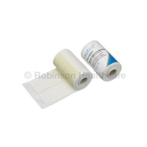 White Elasticated Adhesive Bandage 2.5cm X 4.5m – UK